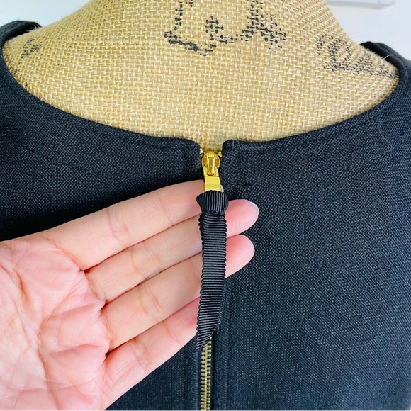 Maggy London Women Size 10 Black Sleeveless Dress A Line Zip Classic Party NWT - Picture 8 of 12